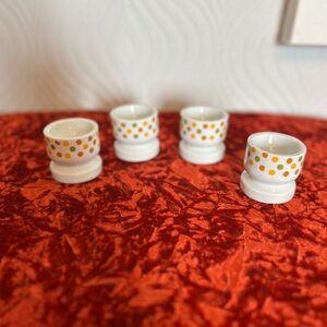 Vintage Japan Polka Dot Egg Cups